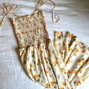 Boutique Floral Midi Dress